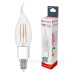 Прозора LED лампа Electrum GL LС-4FP C37 5Вт Е14 4000K (A-LC-1881)