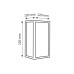 Вуличний світильник Goldlux 309167 Malmo E27 1x15W IP44 чорний