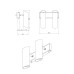 Бра, настінний світильник Pikart 32652-4 VL Sconce GU10 2x60W IP20 латунний