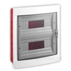 Вбудований пластиковий щит UEC ЩРВ-П-24 285х330х100мм IP40