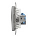 Розетка Schneider Sedna Design алюміній комп'ютерна RJ45 Саt. 6 UTP ( SDD113461 )