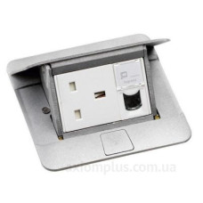 Лючок із висувним блоком Legrand 54010 3М (алюміній)
