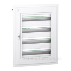 Врізний щит Schneider Electric PrismaSeT XS LVSXP424 4 ряди 96М прозорі двері