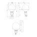 Бра, настінний світильник Pikart 23587 Bulb E27 1x60W IP20 латунний