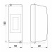 Корпус пластиковий E.Next e.plbox.stand.02 2-модульний без дверцят (CSU1012)