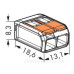 Клема на 2 дроти WAGO COMPACT 41А