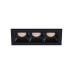Точковий світильник Kloodi KD-POINT 3X2 6W 4K BK LED 540Lm IP20 чорний