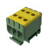 Клемник на DIN-рейку Al 6-50/Cu 6 2.5-50 мм² жовто-зелений Промфактор ( FT1050G3 )