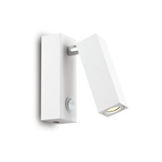 Бра, настінний світильник Ideal Lux 142258 Page LED 1x3W 3000K 240Lm IP20 білий