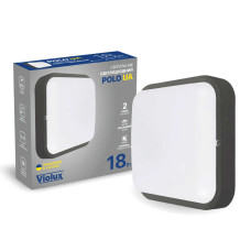 Світильник LED Violux ДББ POLO UA антрацит 18W 5000K IP54 ( 243453​ )
