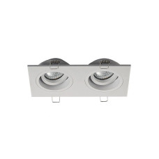 Точковий світильник Zuma Line 20068-WH-N Chuck GU10 2x50W IP20 білий (5905316608481)