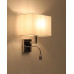 Бра, настінний світильник Nowodvorski 11785 Hotel Mood E27+LED 2x10W+2.2W 4000K IP20 світло-бежевий