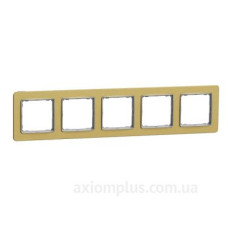 П'ятипостова рамка Schneider Electric Sedna Elements Sedna Elements матове золото SDD371805