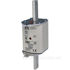 Запобіжник ETI 004185219 NH-2C/gG 250A 500V KOMBI