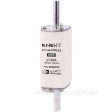 Плавкий запобіжник E.Next e.fuse.NT0.32 габарит 0 32А (i0760076) Плавкий запобіжник E.Next e.fuse.NT0.32 габарит 0 32А (i0760076)