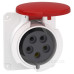 Прямий силовий роз'єм Schneider Electric PKF32G435 32А 3P+N+E IP44 380В