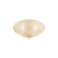 Світильник стельовий Ideal Lux 140179 Shell E27 3x60W IP20 бурштиновий