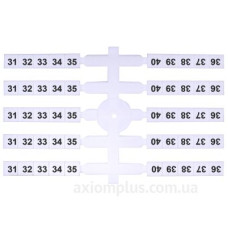 Маркувальна табличка ETI EO3 31-40 200шт (3901758)