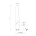 Точковий світильник TK Lighting 11255 Elaris M GU10 1x6.5W IP20 чорний