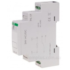 Проміжне реле F&F PK-1P-24V 24В AC/DC 16А Проміжне реле F&F PK-1P-24V 24В AC/DC 16А