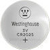 Літієва батарейка Westinghouse CR2025-BP5 Lithium таблетка CR2025 5шт у блістері Літієва батарейка Westinghouse CR2025-BP5 Lithium таблетка CR2025 5шт у блістері