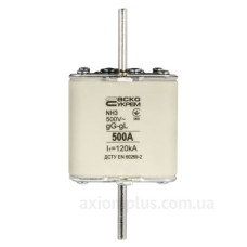 Запобіжник Аско-Укрем NH3 500A gG (A0050010040)