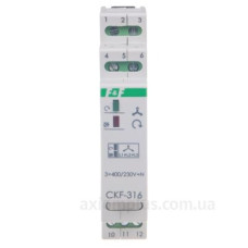 Реле чергування та обриву фаз F&F CKF-316 3x400В+N Реле чергування та обриву фаз F&F CKF-316 3x400В+N
