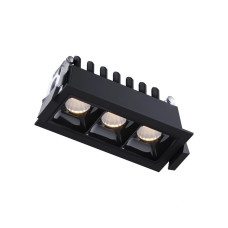 Точковий світильник Kloodi KD-POINT 3X2 6W 3K BK LED 540Lm IP20 чорний