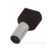 Ізольований наконечник E.Next e.terminal.stand.te.2.1.5.black 2x1,5 кв.мм чорний (s4037006)