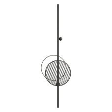 Бра, настінний світильник babich.studio Mid B1200 LED 1x29W 3000K/4000K 3200Lm IP20 чорний