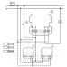Датчик руху Schneider Electric NU352554 з вимикачем 10А (антрацит)