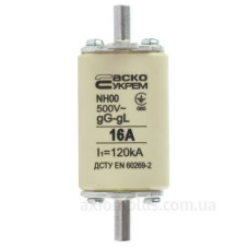 Запобіжник Аско-Укрем NH00 16A gG (A0050010008)