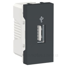 Розетка USB Schneider Electric NU342954 для передачі даних 1М (антрацит)