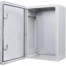 Ударостійкий корпус з АБС-пластику Аско-Укрем UBox 350x500x190мм (прозорі дверцята)