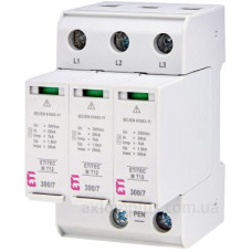 Обмежувач перенапруги ETI 002440504 ETITEC M T12 300/7 (3+0 3p TNC)