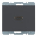 HDMI розетка Berker K.1 3315427006 (антрацит) HDMI розетка Berker K.1 3315427006 (антрацит)