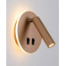Бра, настінний світильник Italux WL-53742-1-GD Furla LED 2x8W 3000K 516Lm IP20 золотий
