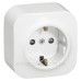 Розетка 2К+З Legrand Forix біла