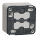 Накладна розетка Schneider Electric MUR39034 із з/к та шторками IP55 (біла)