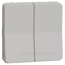 Прохідний 2-клавішний перемикач Schneider Electric MUR39022 (сх.6+6) IP55 (білий)