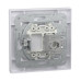 Розетка Schneider Asfora біла комп'ютерна RJ45 Cat.5E STP з рамкою ( EPH5000121 )
