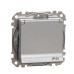 Розетка Schneider Electric Sedna Design & Elements з заземленням шторками та кришкою IP44 алюміній SDD213024