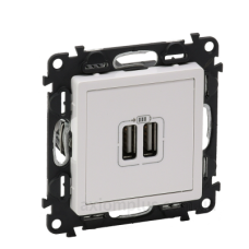 Розетка 2хUSB Legrand Valena Life біла