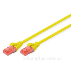 Патч-корд Digitus DK-1612-030/Y Cat6 UTP 3м AWG 26/7 CCA PVC (жовтий) Патч-корд Digitus DK-1612-030/Y Cat6 UTP 3м AWG 26/7 CCA PVC (жовтий)
