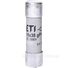 Запобіжник ETI 002625109 CH 10x38 gPV 25A 900V (30kA)