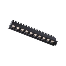 Точковий світильник Kloodi KD-POINT 10X2 20W 3K BK LED 1800Lm IP20 чорний