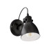 Бра, настінний світильник Eglo 49468 Priddy E27 1x60W IP20 чорний