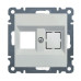 Панель подвійна RJ12/RJ45 WL2320 Lumina-2, біла, Hager