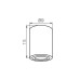 Точковий світильник Kanlux 25479 Bord GU10 1x10W IP20 білий