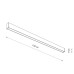Вуличний світильник Nowodvorski Outline L LED 1x50W 3000K 3000Lm IP44 чорний ( 11362 )